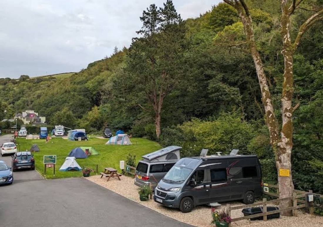 Sunny Lyn Holiday Park — Area da campeggio in Lynton / Devon