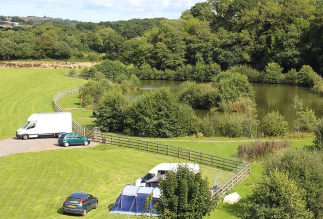 Riverside Caravan Park — Area da campeggio in South Molton (North Devon) 