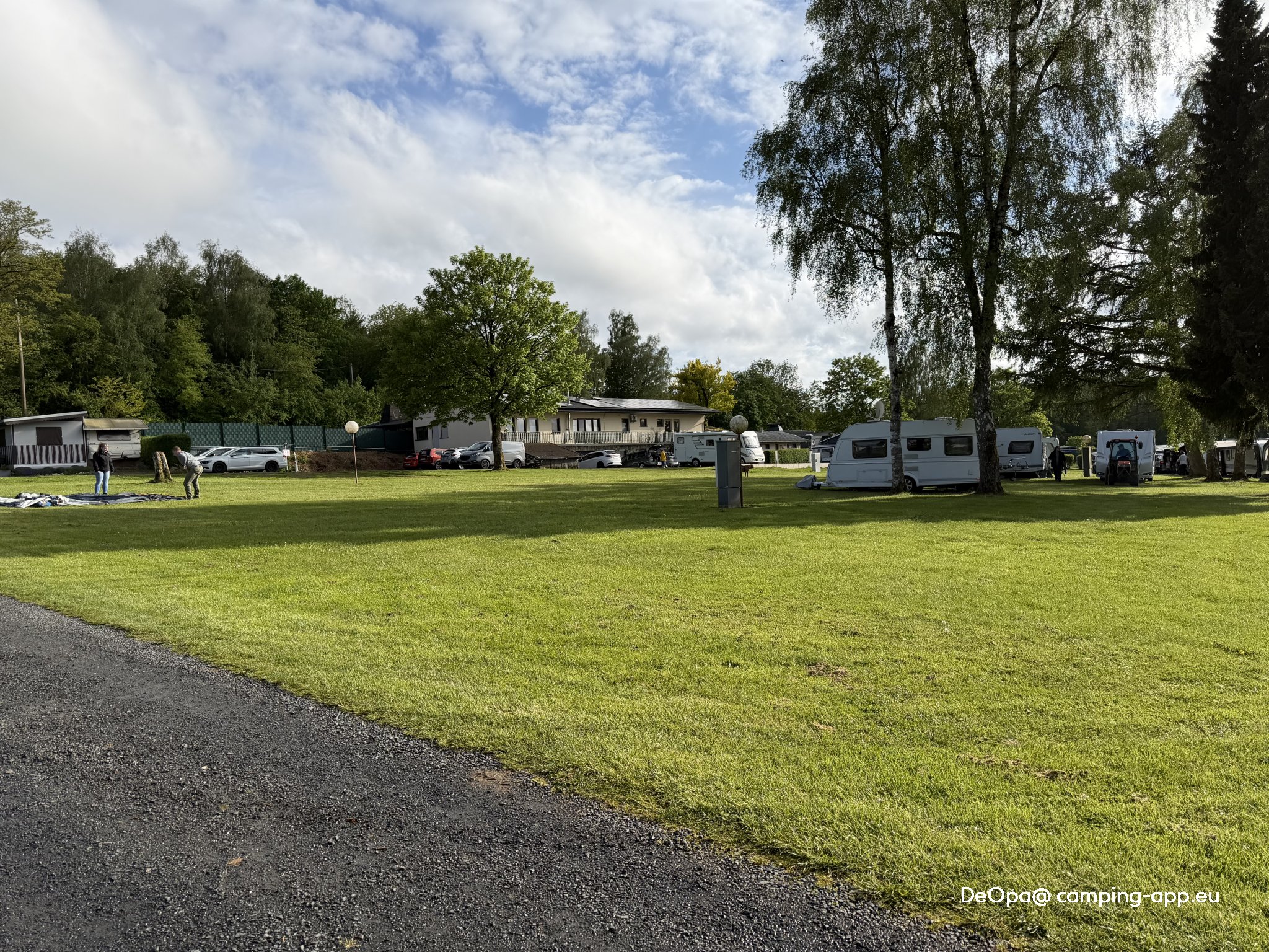 Camping Park Weiherhof — Area da campeggio in Seck
