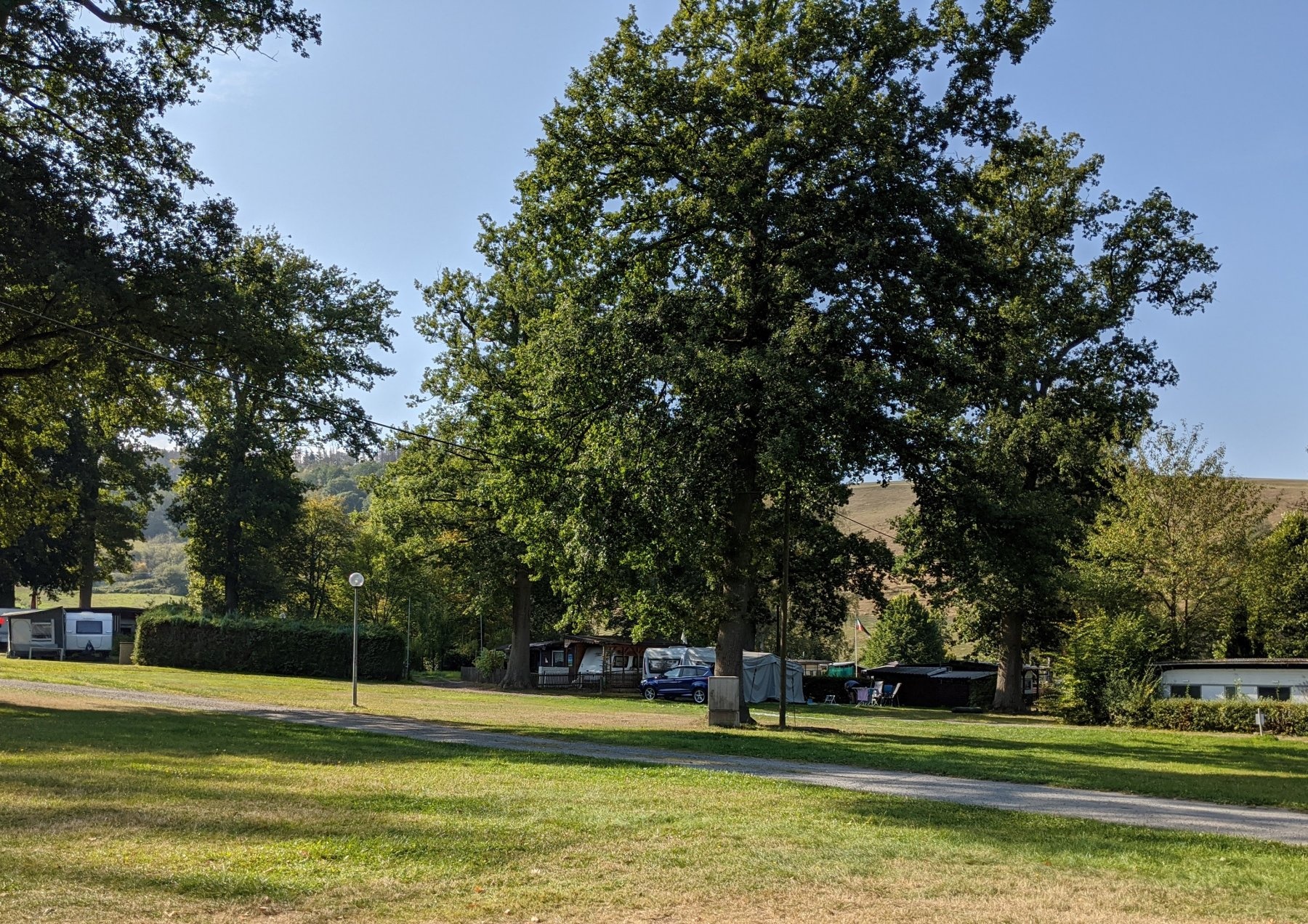 Camping im Eichenwald — Camping in Mittelhof / Rheinland-Pfalz