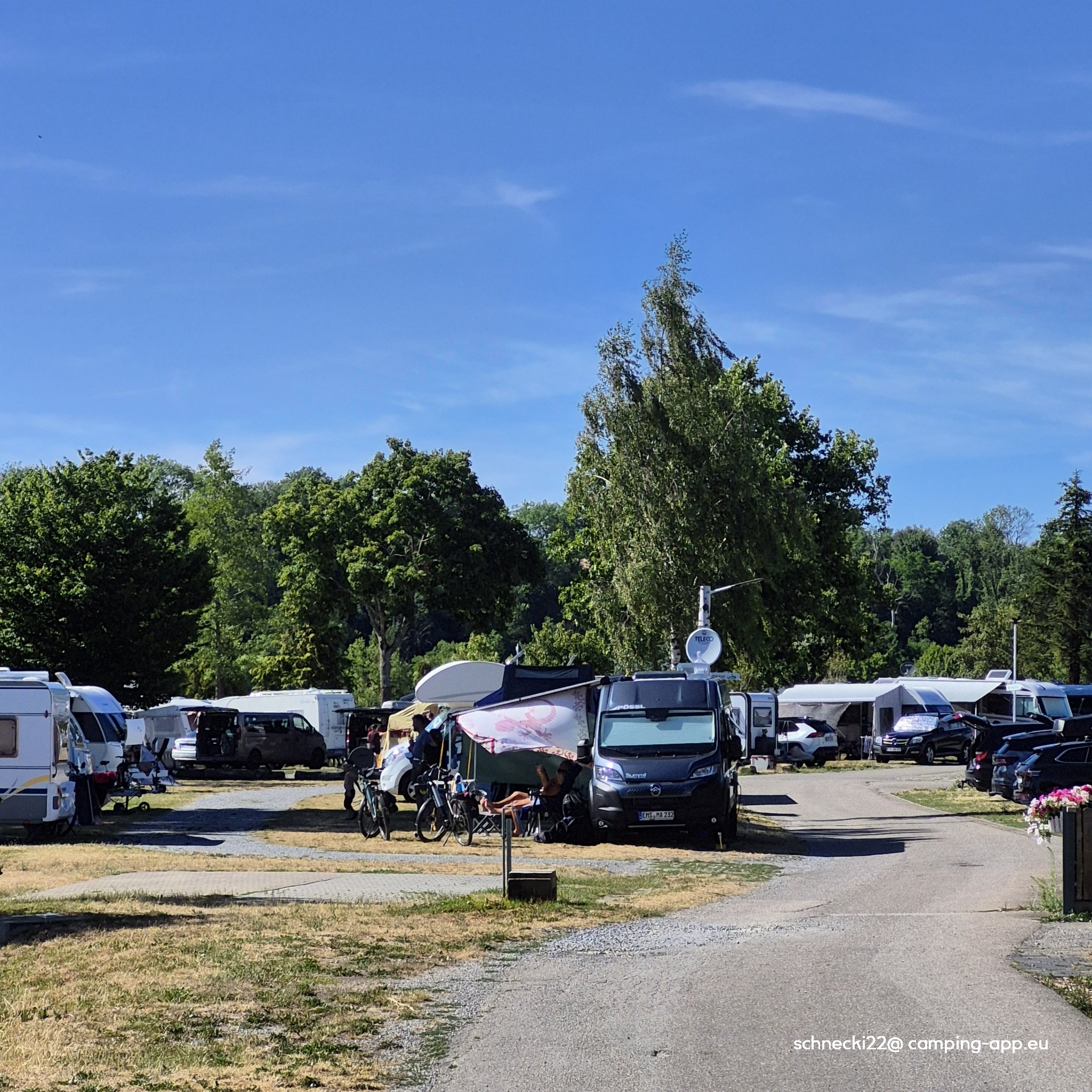 Sperrfechter Freizeitpark — Sítio de acampamento in Oedheim / Baden-Württemberg