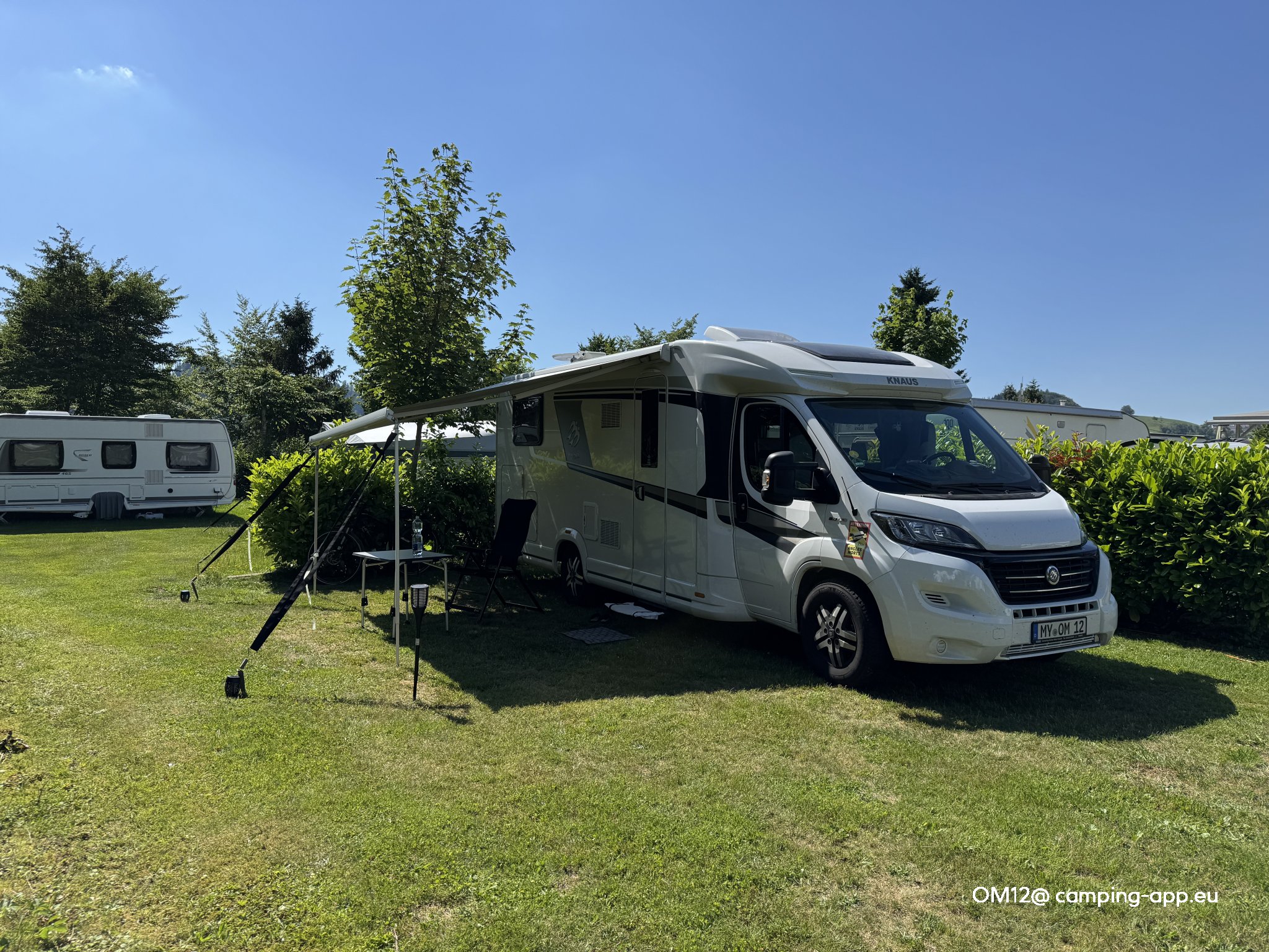Camping Steingrubenhof — Area da campeggio in St. Peter / Baden-Württemberg