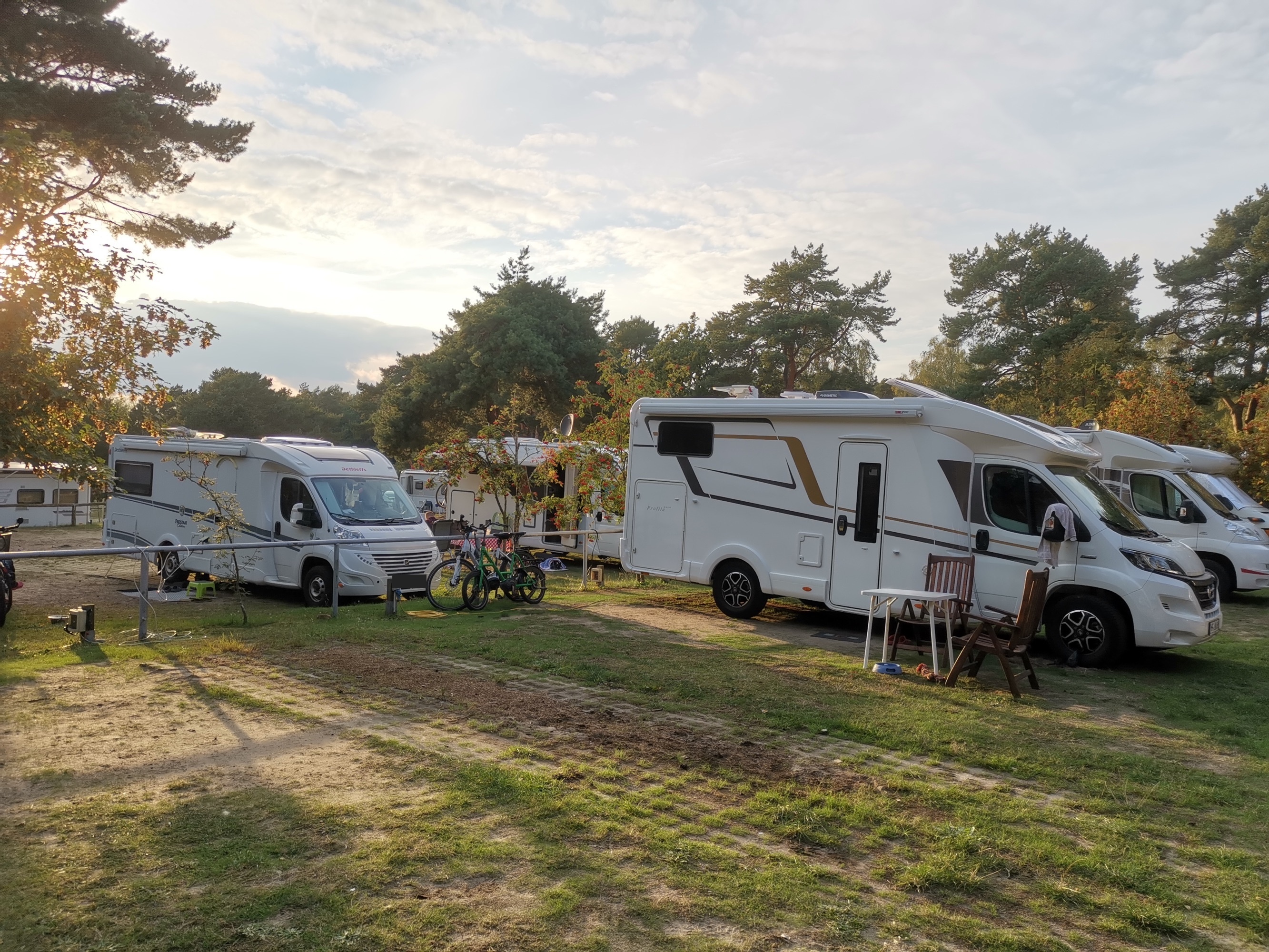 Camping Am Sandfeld — Area da campeggio in Koserow / Mecklenburg-Vorpommern