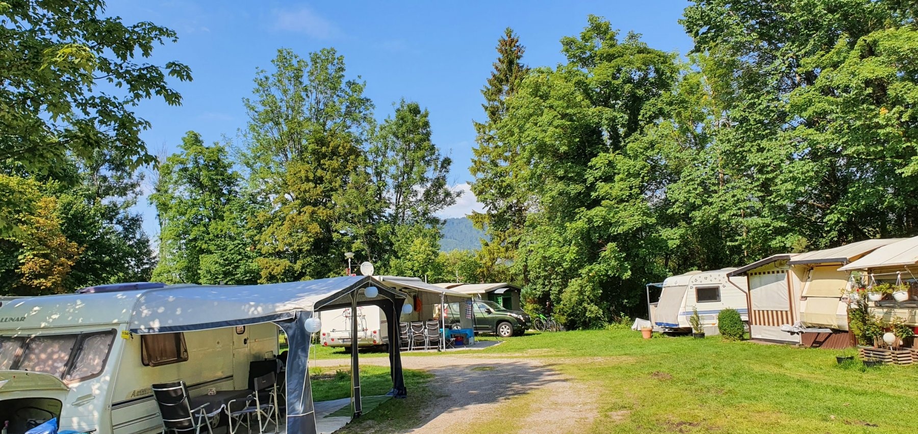 Campingplatz Wallberg — Area da campeggio in Rottach-Egern/Kreuth / Bayern