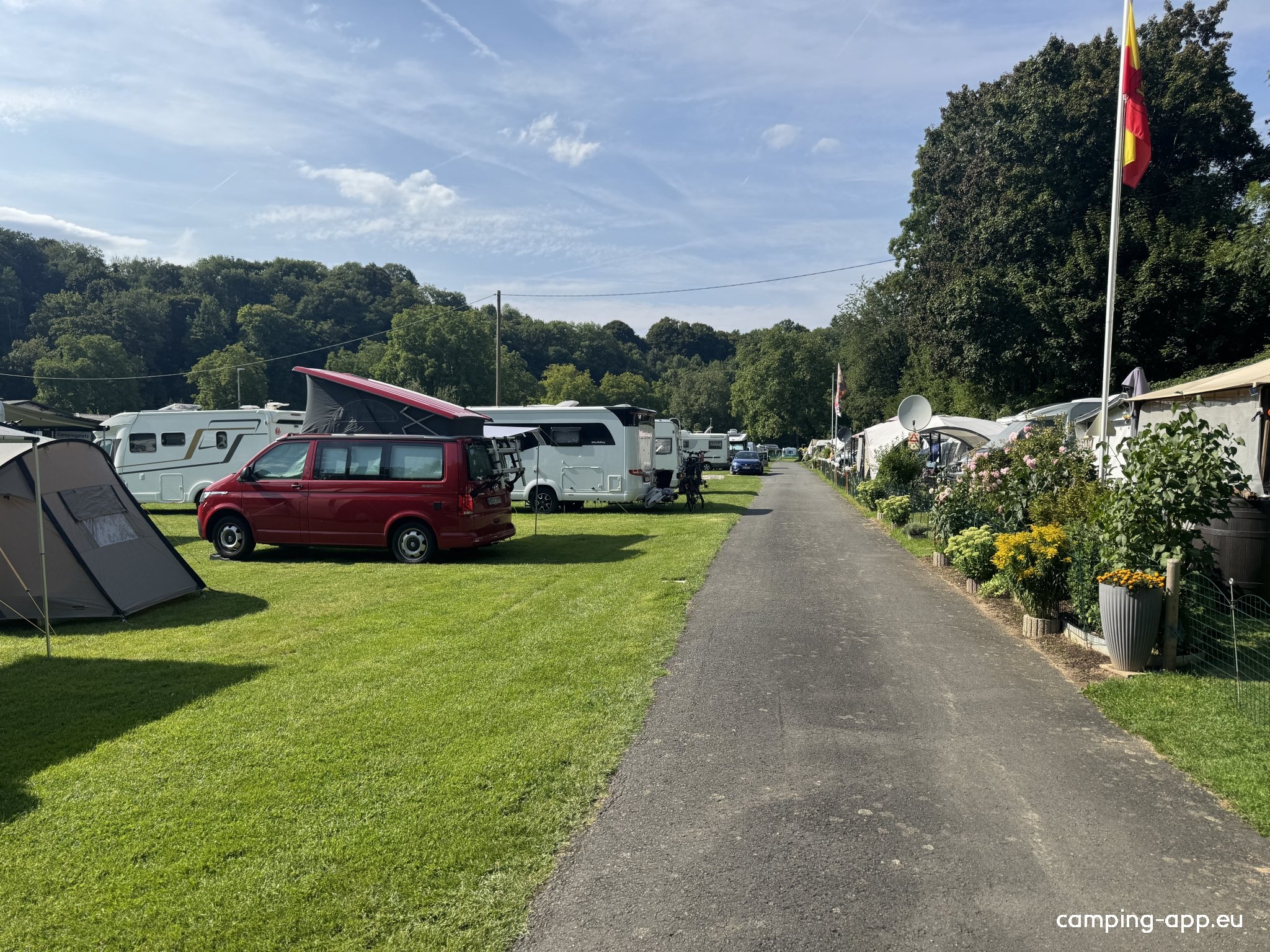 Campingplatz Oranienstein — Campingplass in Diez an der Lahn / Rheinland-Pfalz