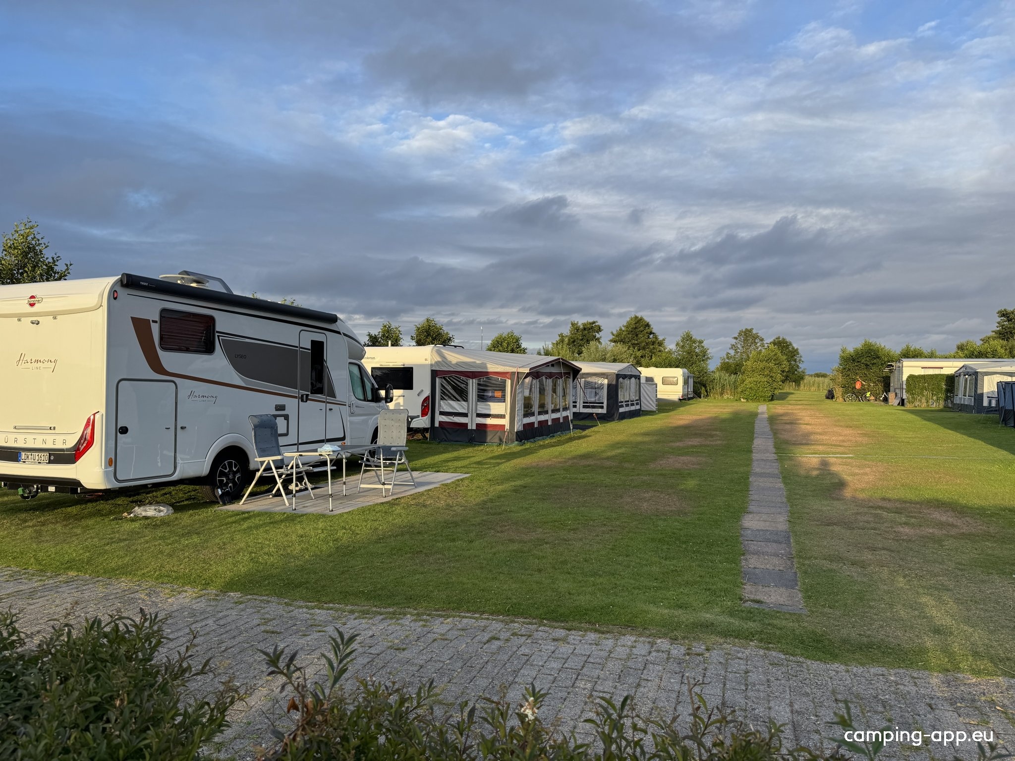 Klaas Aggen — Area da campeggio in Borkum