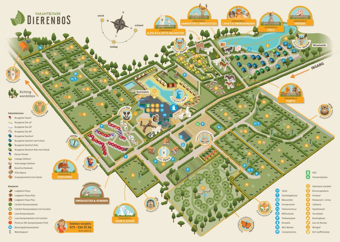 Vakantiepark Dierenbos — Campingplatz in Vinkel