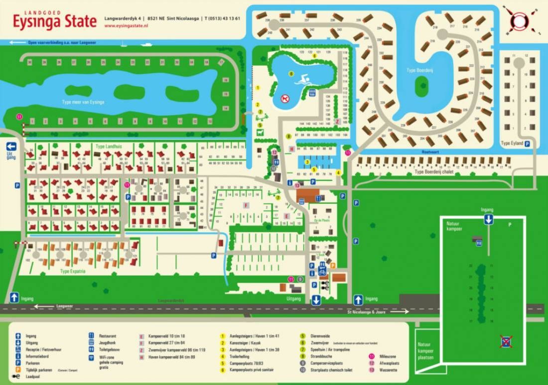 Langoed Eysinga State — Camping in St. Nicolaasga