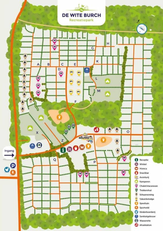 De Wite Burch Recreatiepark — 露营地 in Bakhuizen