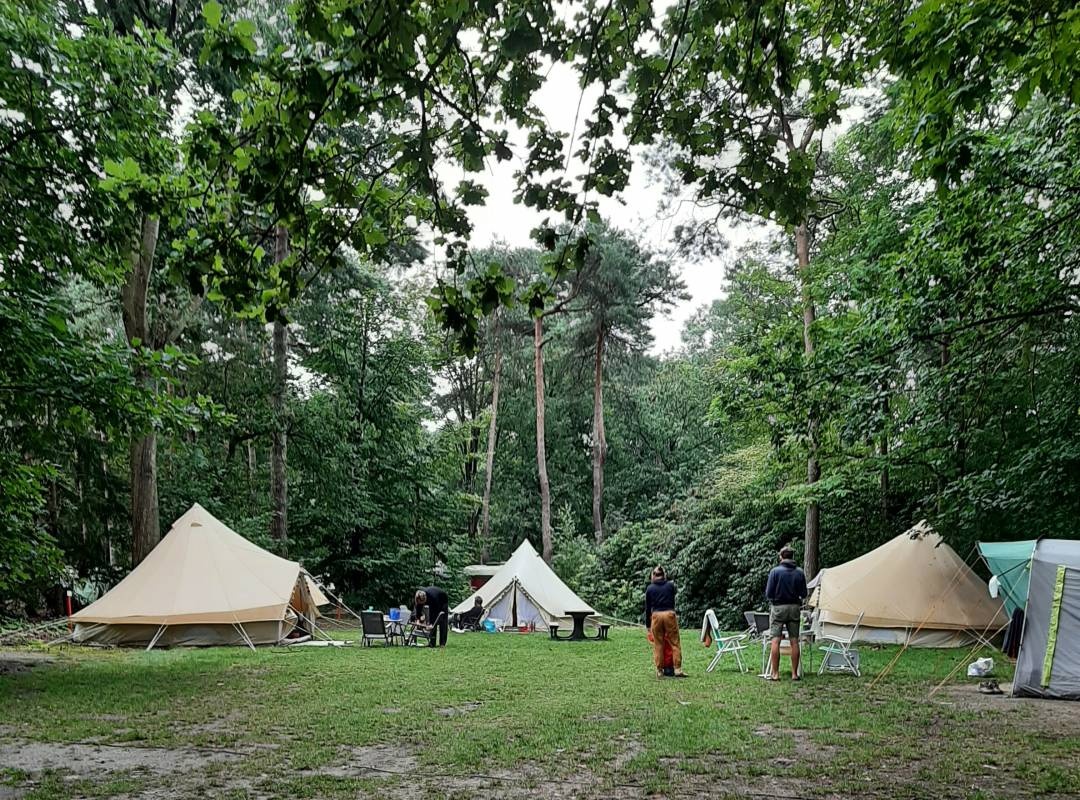 Morgenrood — Campingplatz in Oisterwijk / Noord-Brabant