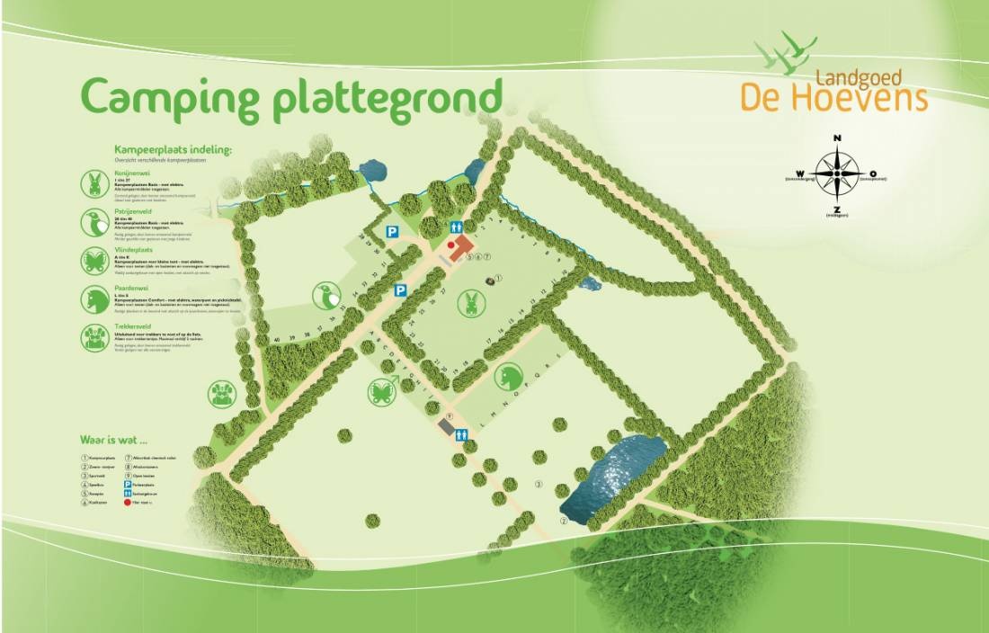 Landgoed de Hoevens — Campingplatz in Alphen