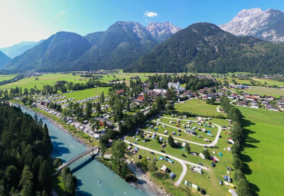 Grubhof Camping — Campingplass in St. Martin bei Lofer / Salzburg