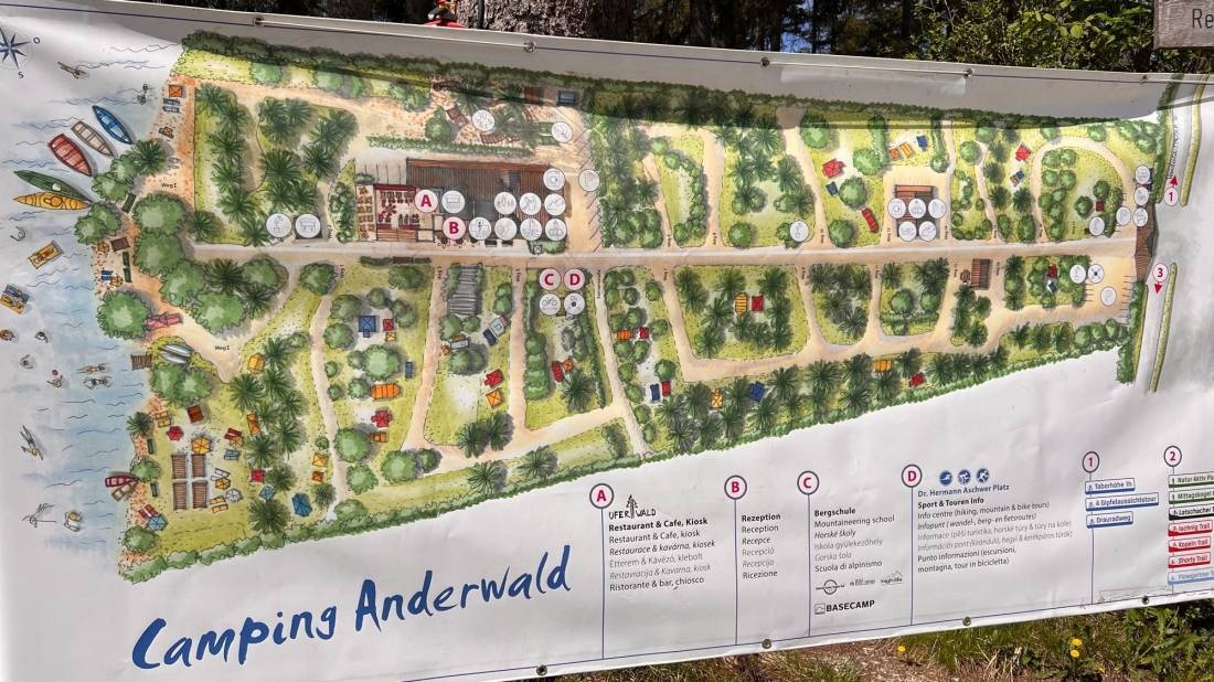Strandcamping Anderwald — Campingplatz in Faak am See / Kärnten