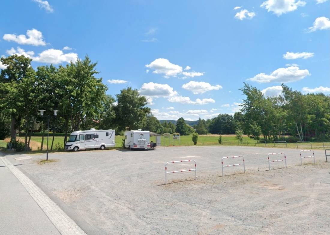 Stellplatz am Rittergut — Area Autocaravanas in Neukirch/Lausitz