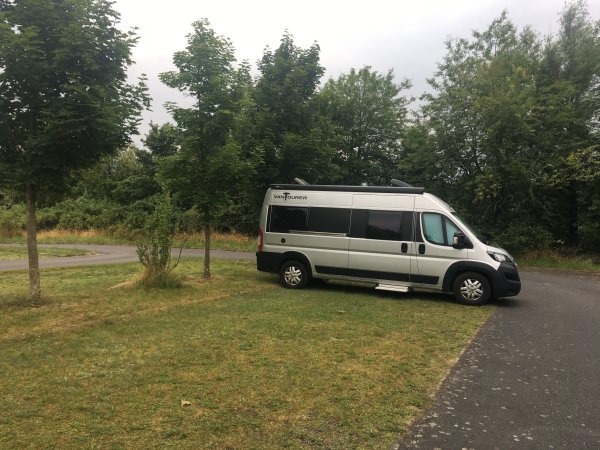 Parkplatz Chorin — Parking in Chorin