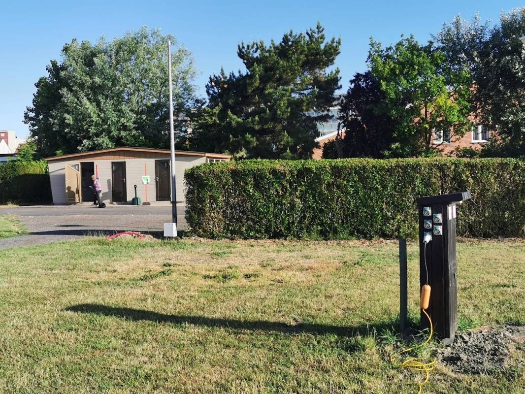 Stellplatz Poldervallei — Camperplaats in Middelkerke
