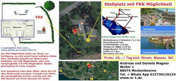 Daniela und Andreas Wagner — Overnight-parking in Meckenbeuren