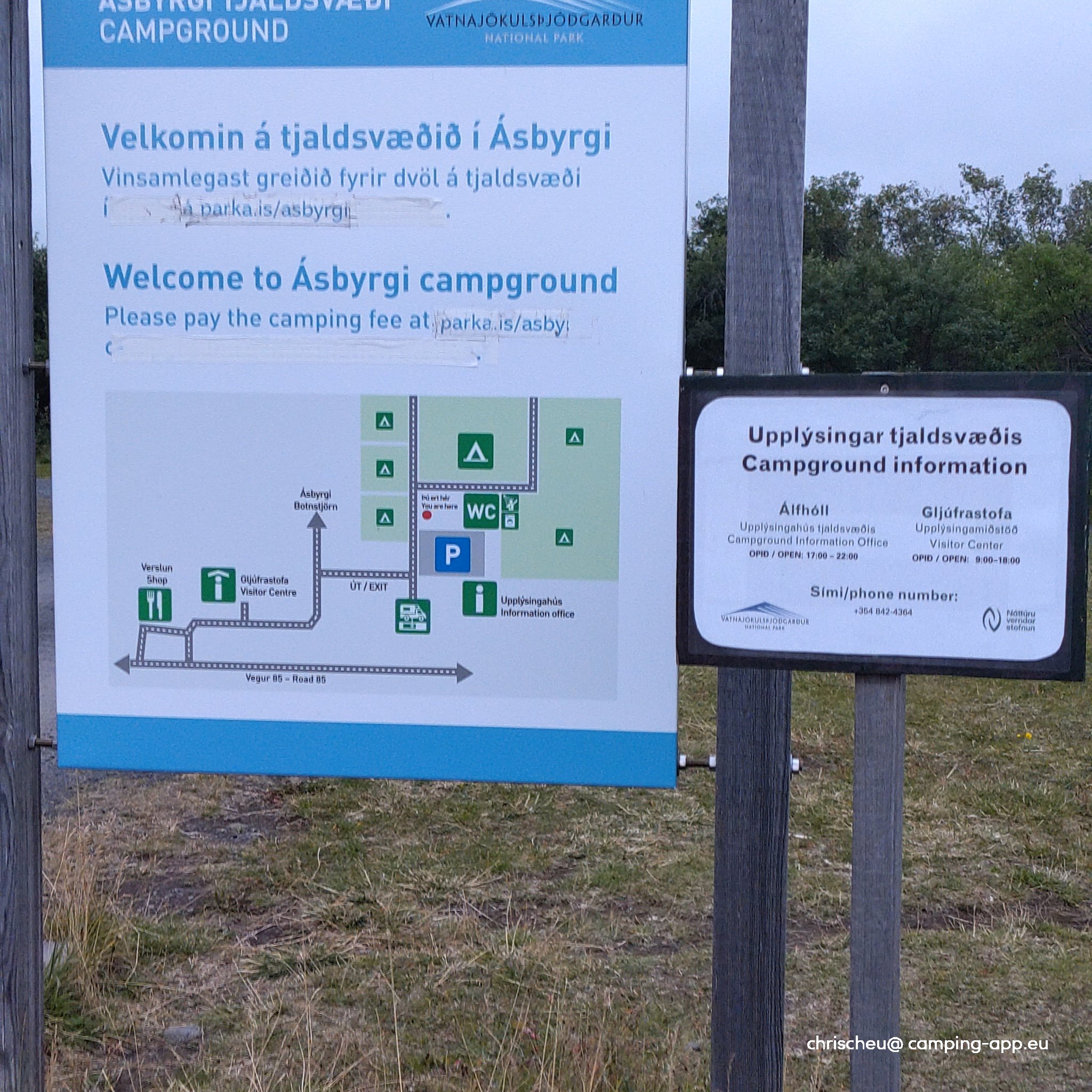 Ásbyrgi Campsite — Foto 2