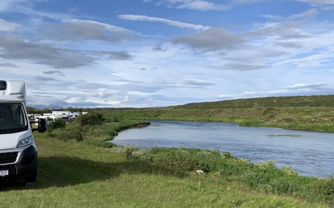 Faxi tjaldsvæði — Campingplatz in Biskupstungur
