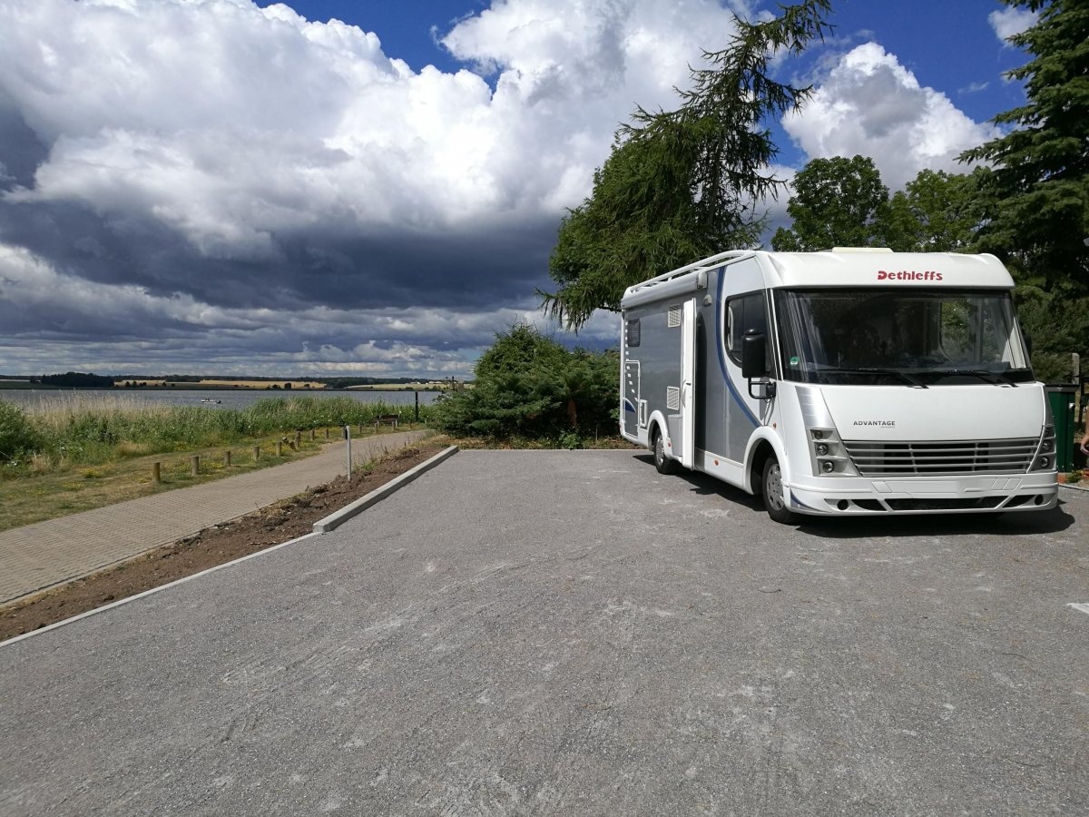 Usedom Achterwasserblick — Area di sosta in Sauzin