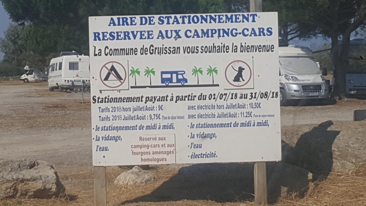 L'étang de Mateille — Karavan Sitesi in Gruissan