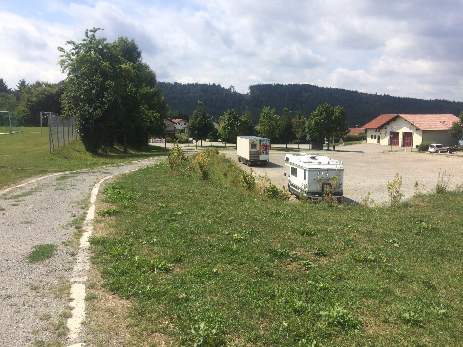 Übernachtungsparkplatz Rattenberg — Overnatnings‑parkering in Rattenberg