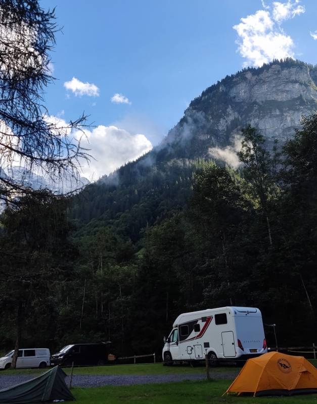 Campingplatz Rütti — Camping Site in Stechelberg