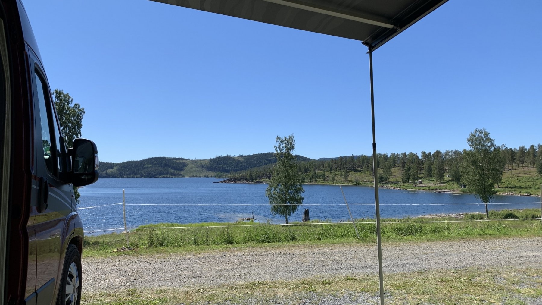 Måvikens Camping — Area da campeggio in Mjällom