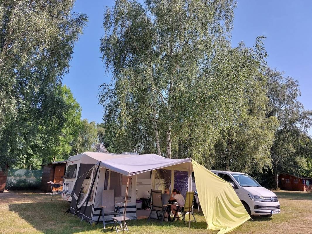 Autokemp KRISTÝNA — Kamp yeri in Hrádek nad Nisou