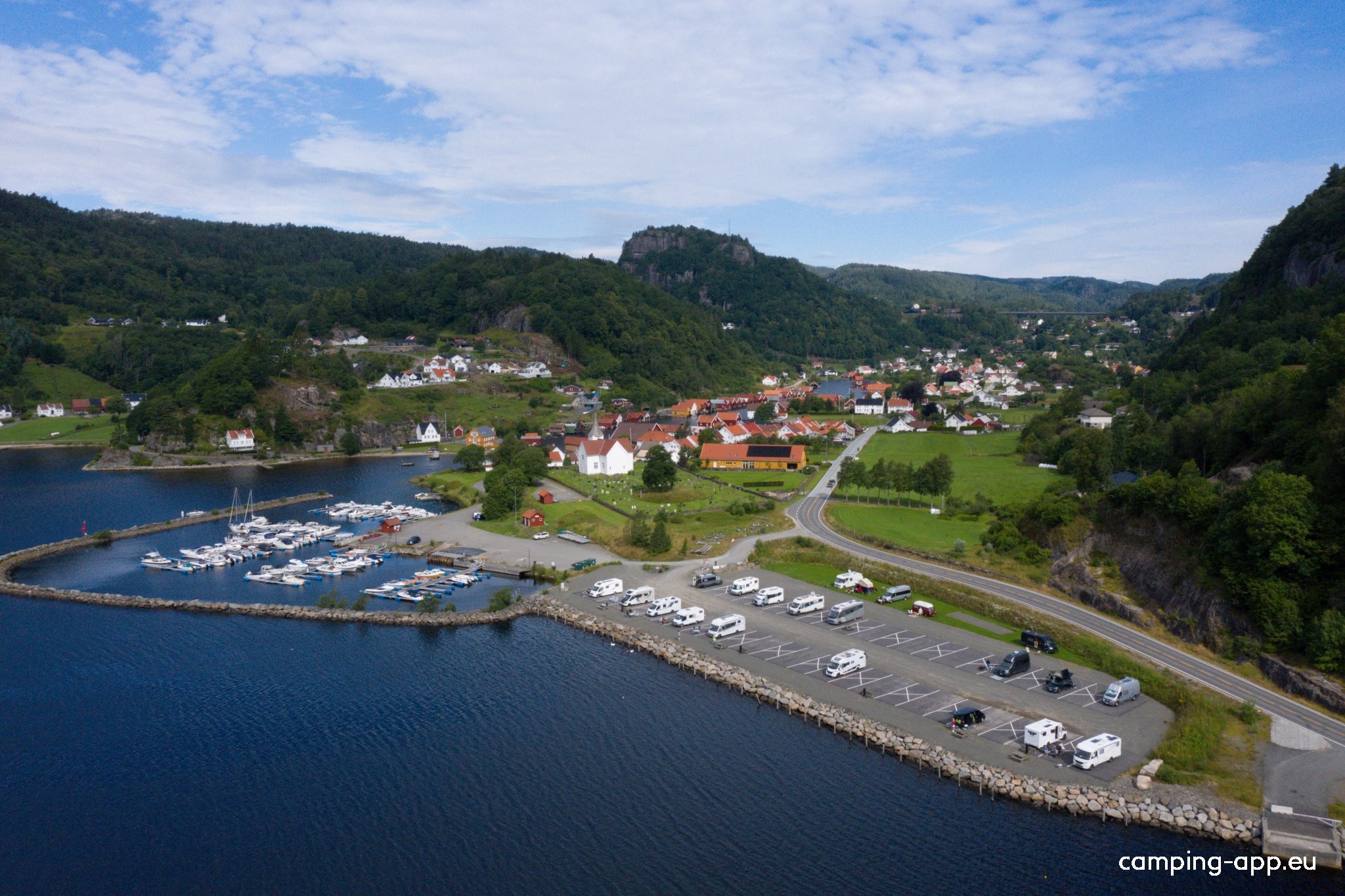 Feda bobilparkering — Bobilplass in Feda