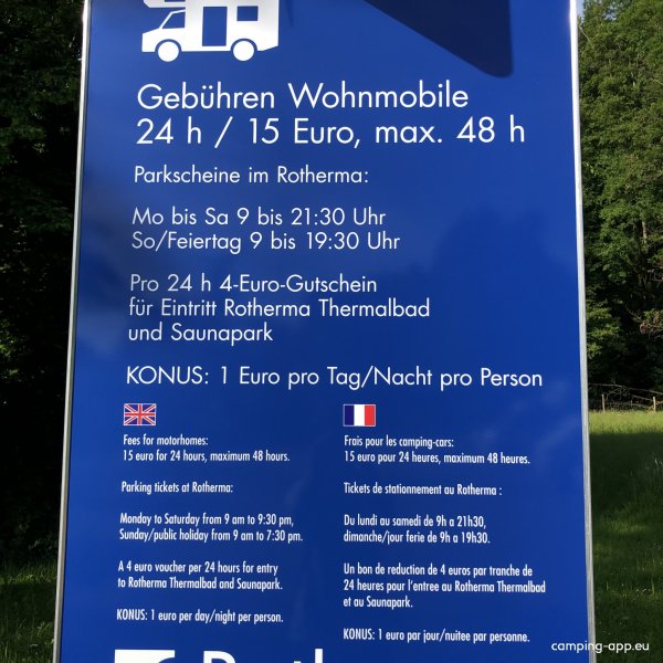 Wohnmobilstellplatz Gaggenau — Photo 4