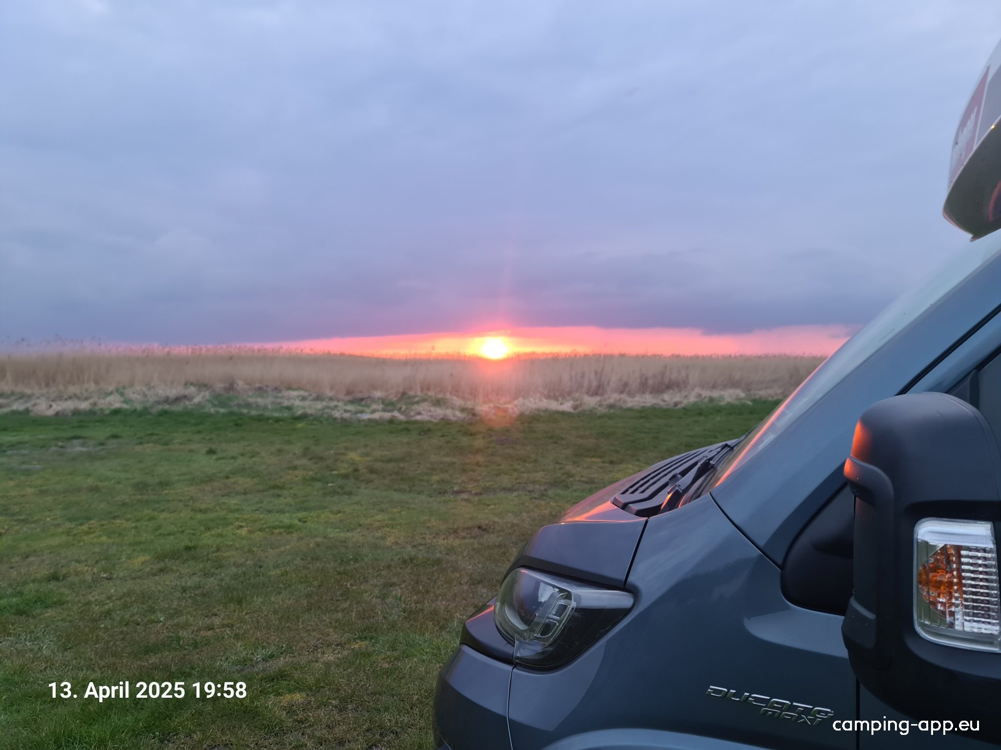 Stellplatz am Kitespot — Bobilplass in Saal