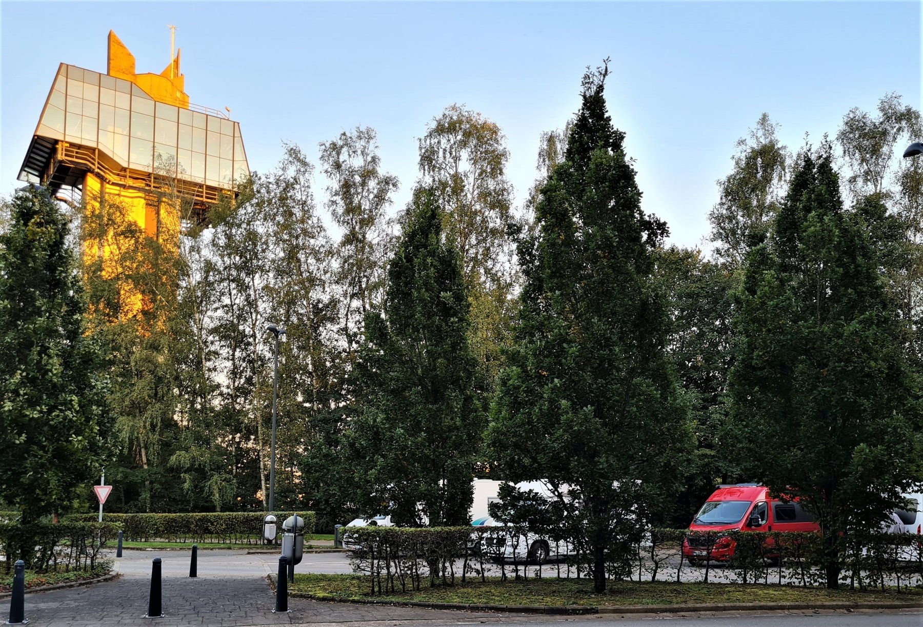 Gileppe Talsperre — Stellplatz in Jalhay