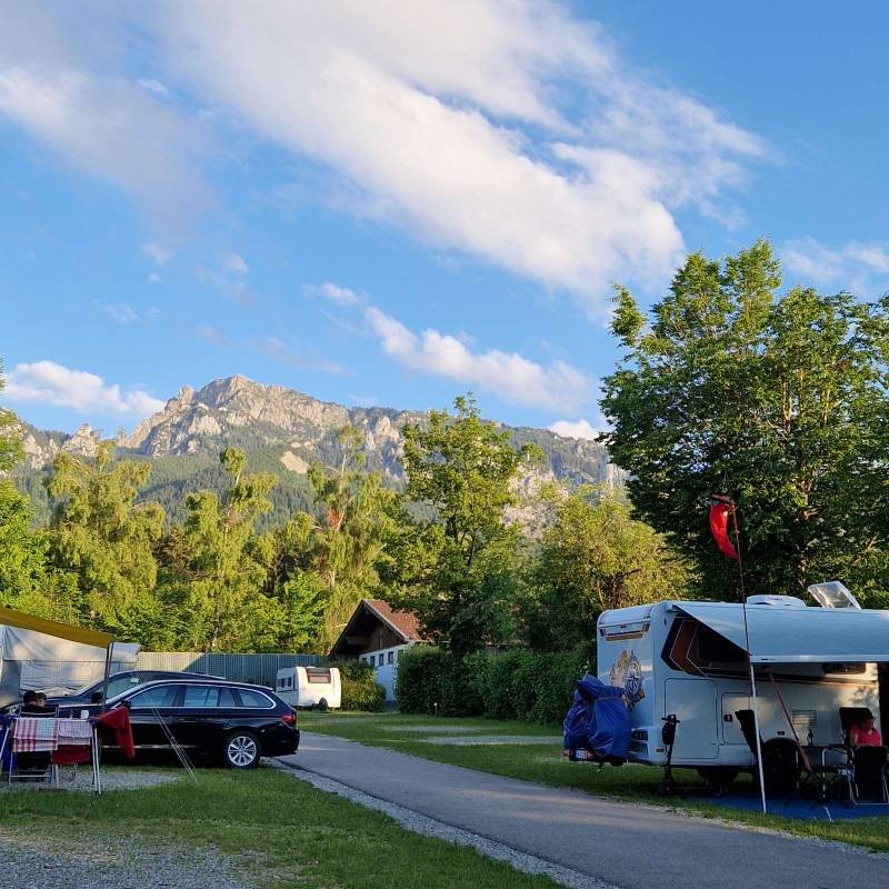 Campingplatz Bannwaldsee — Місце для кемпінгу in Schwangau