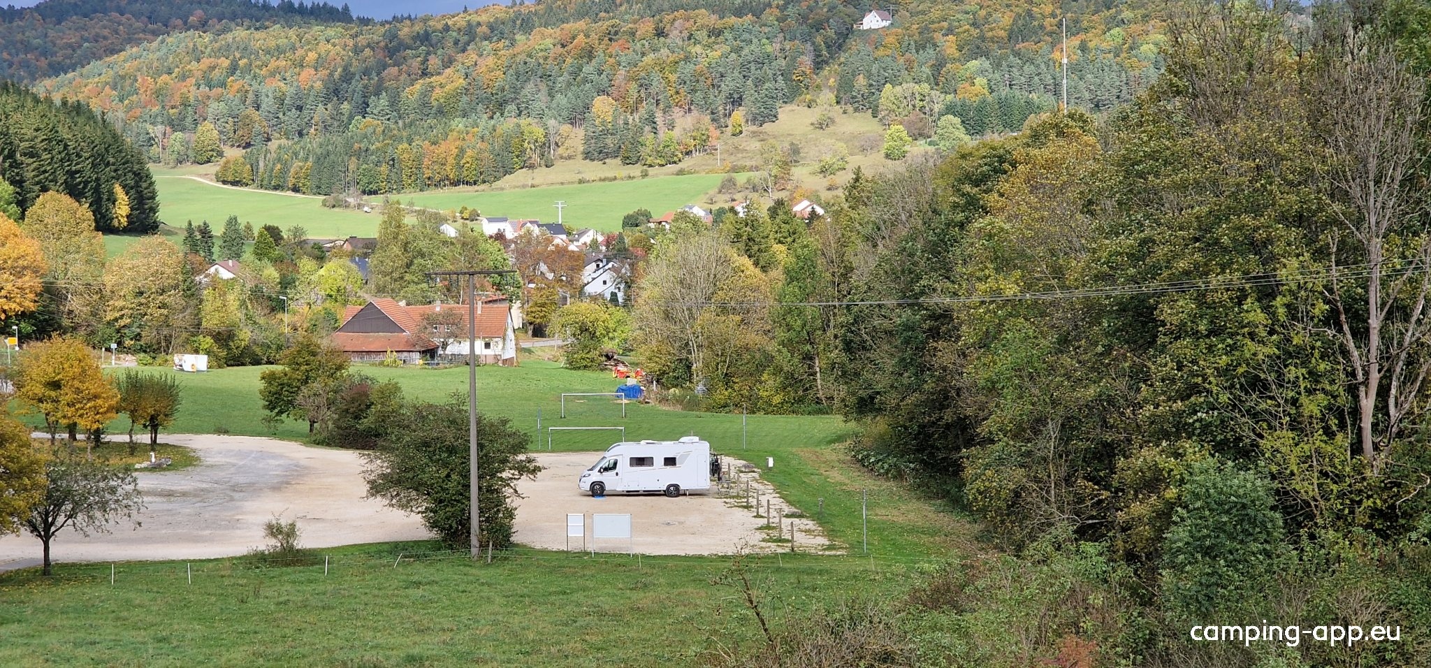 Stellplatz Stausee Kohlstatt-Brunnenbach — Ställplats in Meßstetten Oberdigesheim
