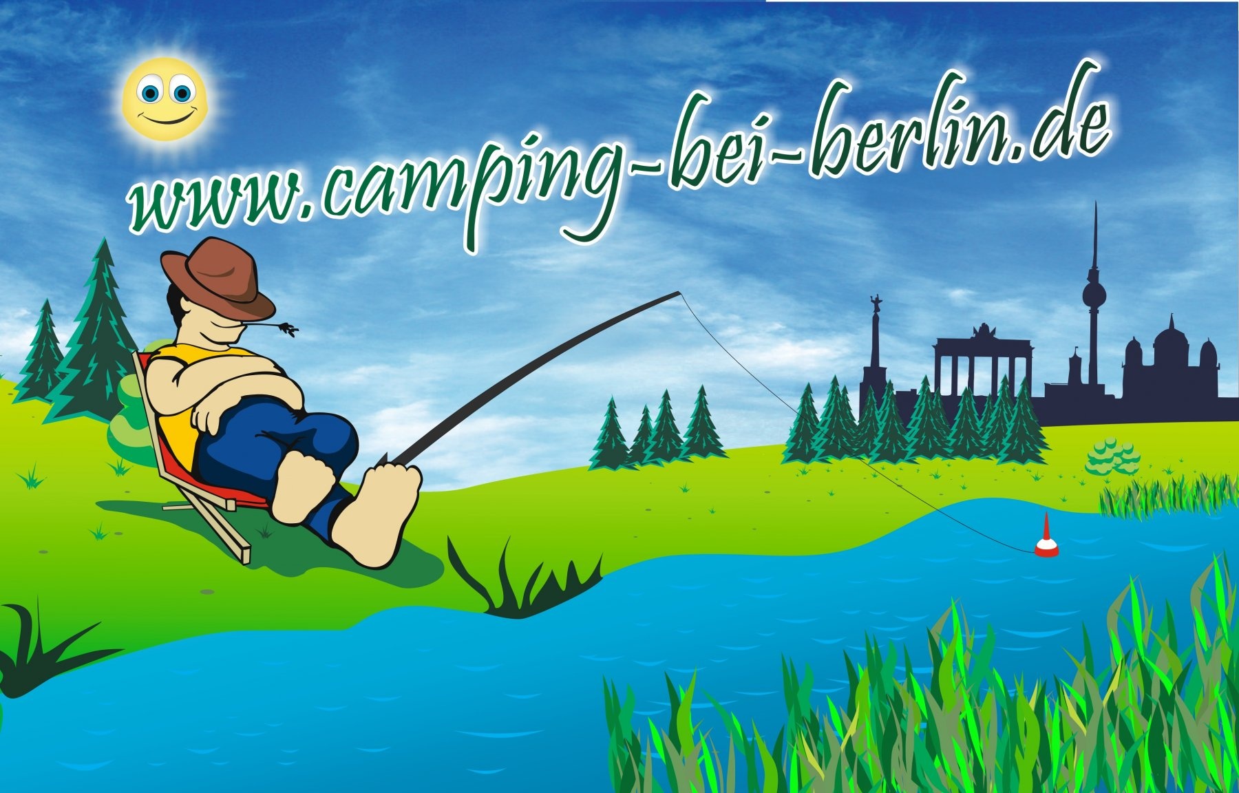 Camping bei Berlin am Mahlower See — Kamp yeri in Blankenfelde-Mahlow OT Mahlow