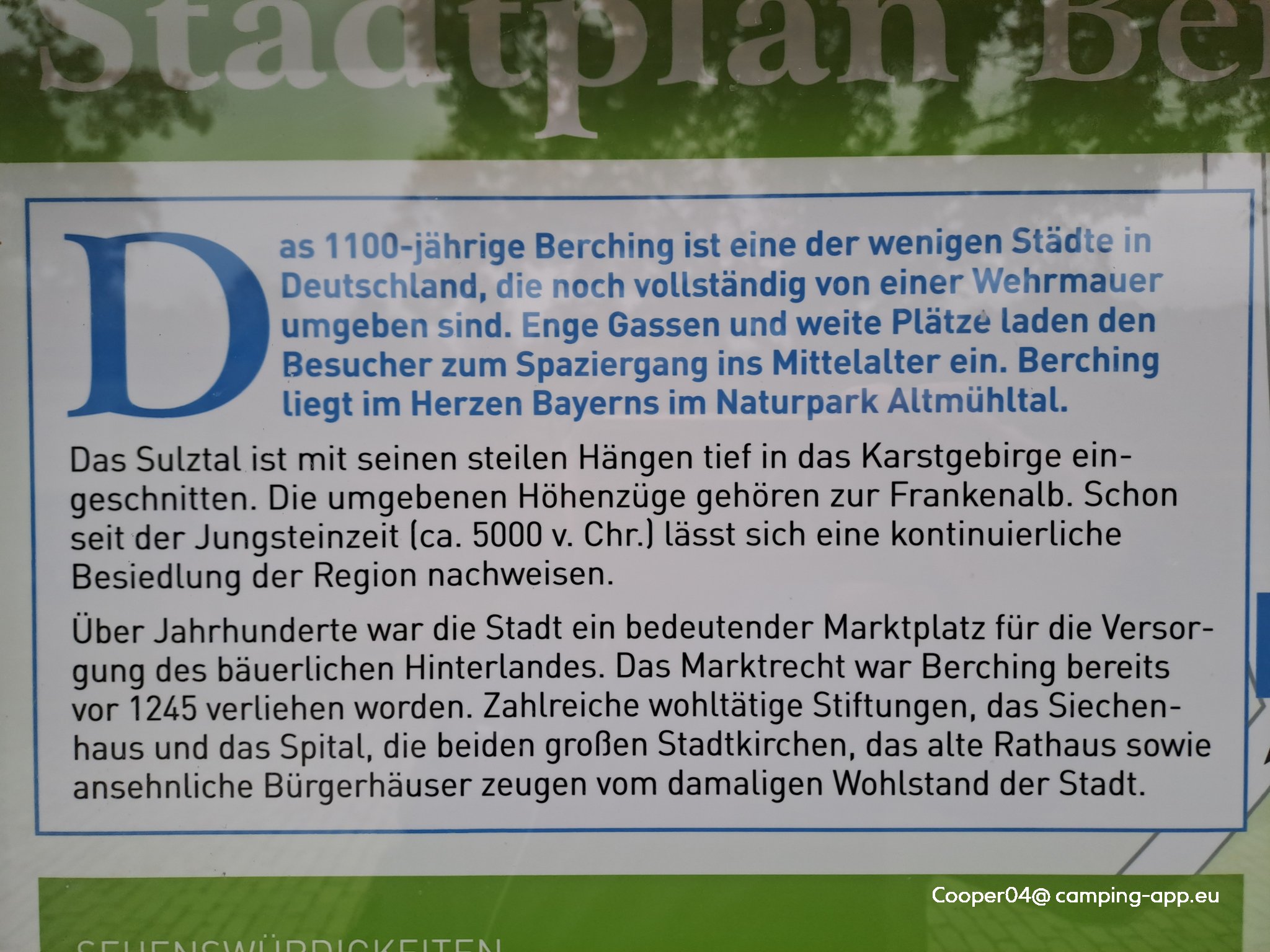Stellplatz Berching — Foto 3