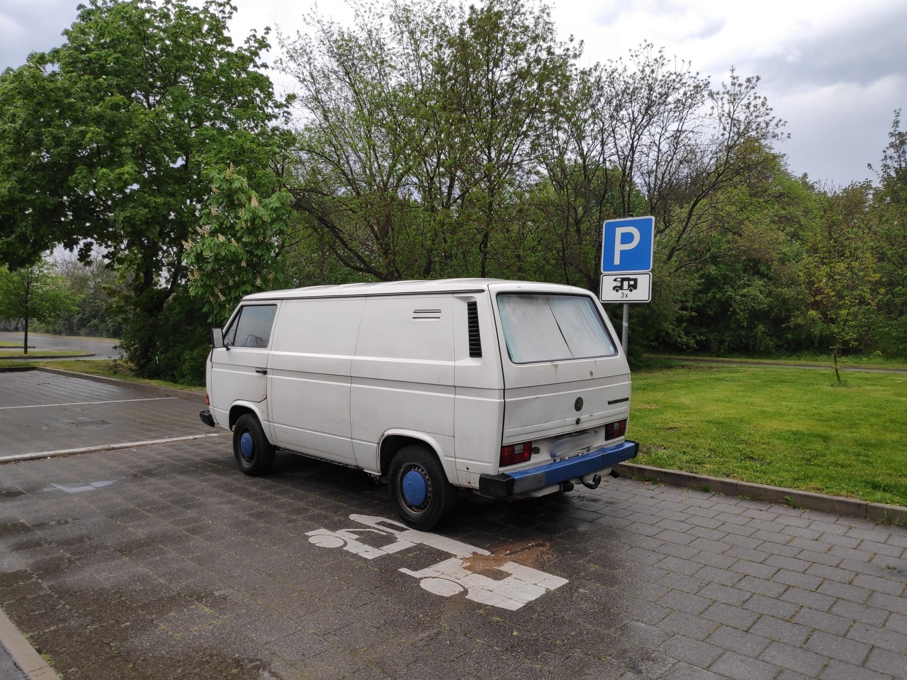 Parkplatz Markranstädt — Area di sosta in Markranstädt