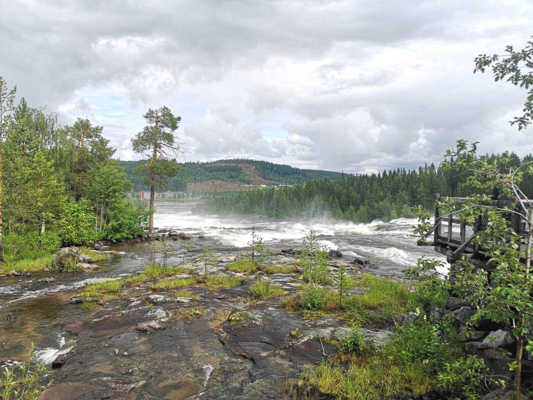 Hotel Storforsen — Campingplass in Vidsel