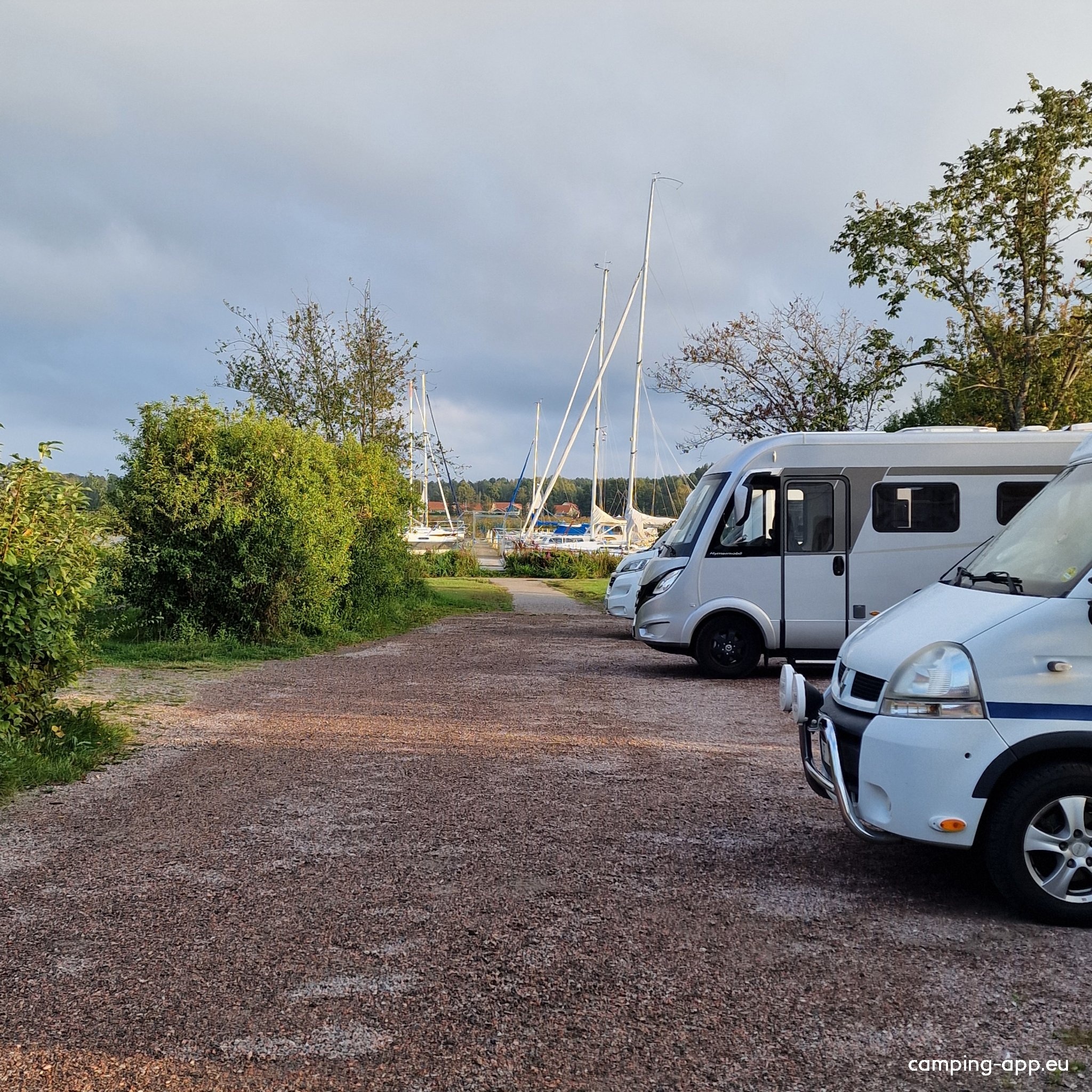 Parkplatz Wohnmobile — Campervan Site in Nyköping