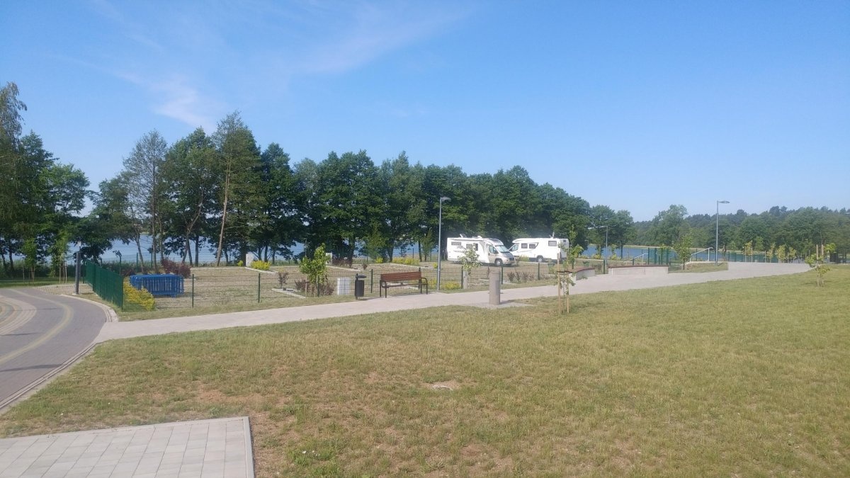 Stellplatz in Ełk — Cámping in Ełk