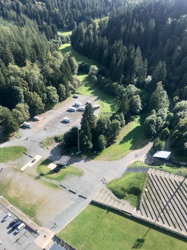 Mühlenkopfschanze — Campervan Site in Willingen (Upland)