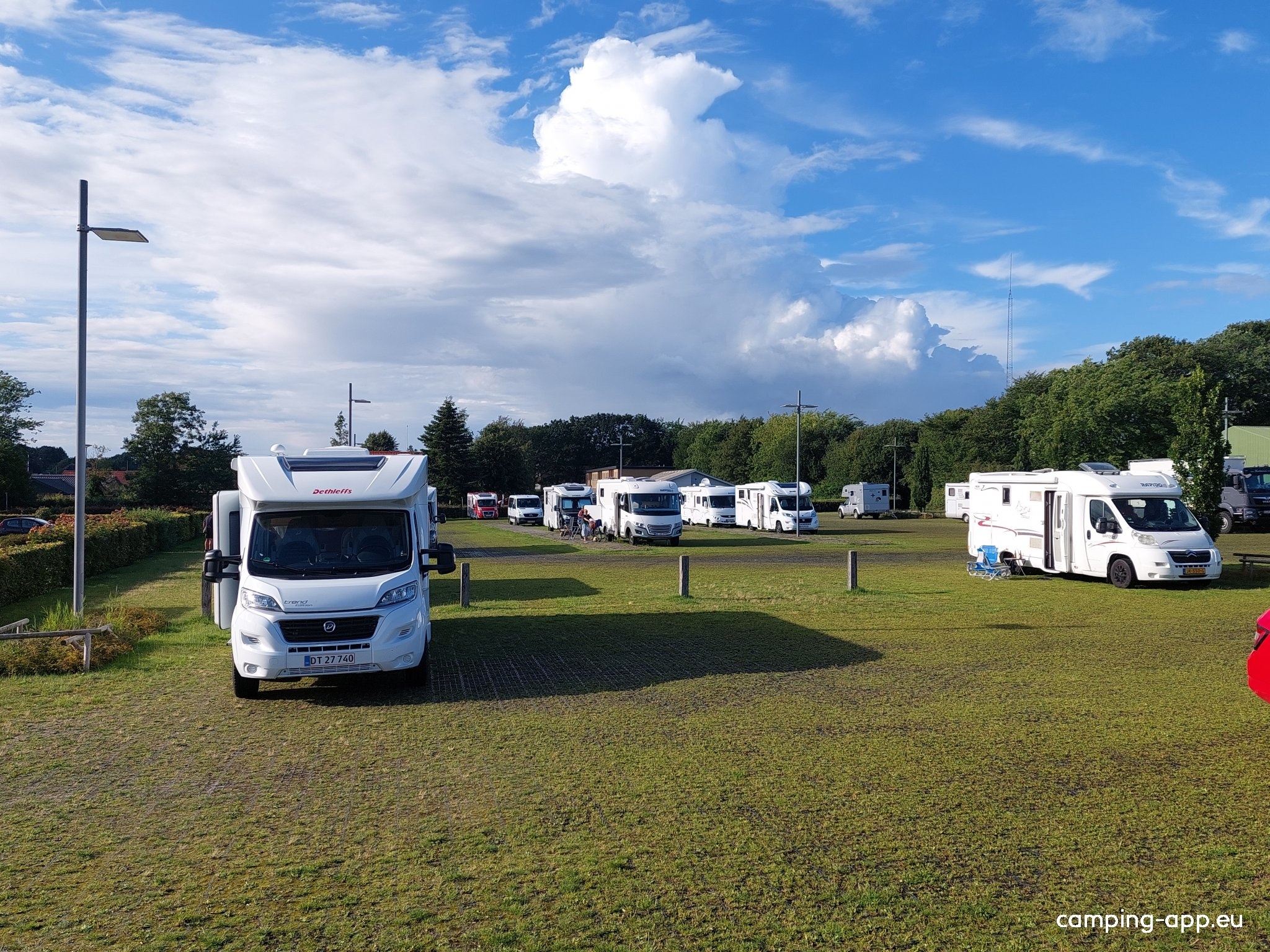 Stellplatz Christiansfeld — Sítio para autocaravanas in Christiansfeld