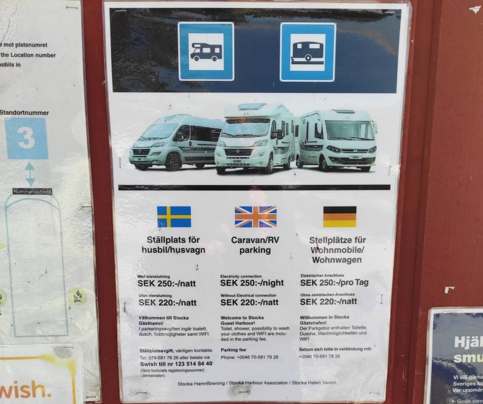 Stocka Gästhamn — Area di sosta in Stocka