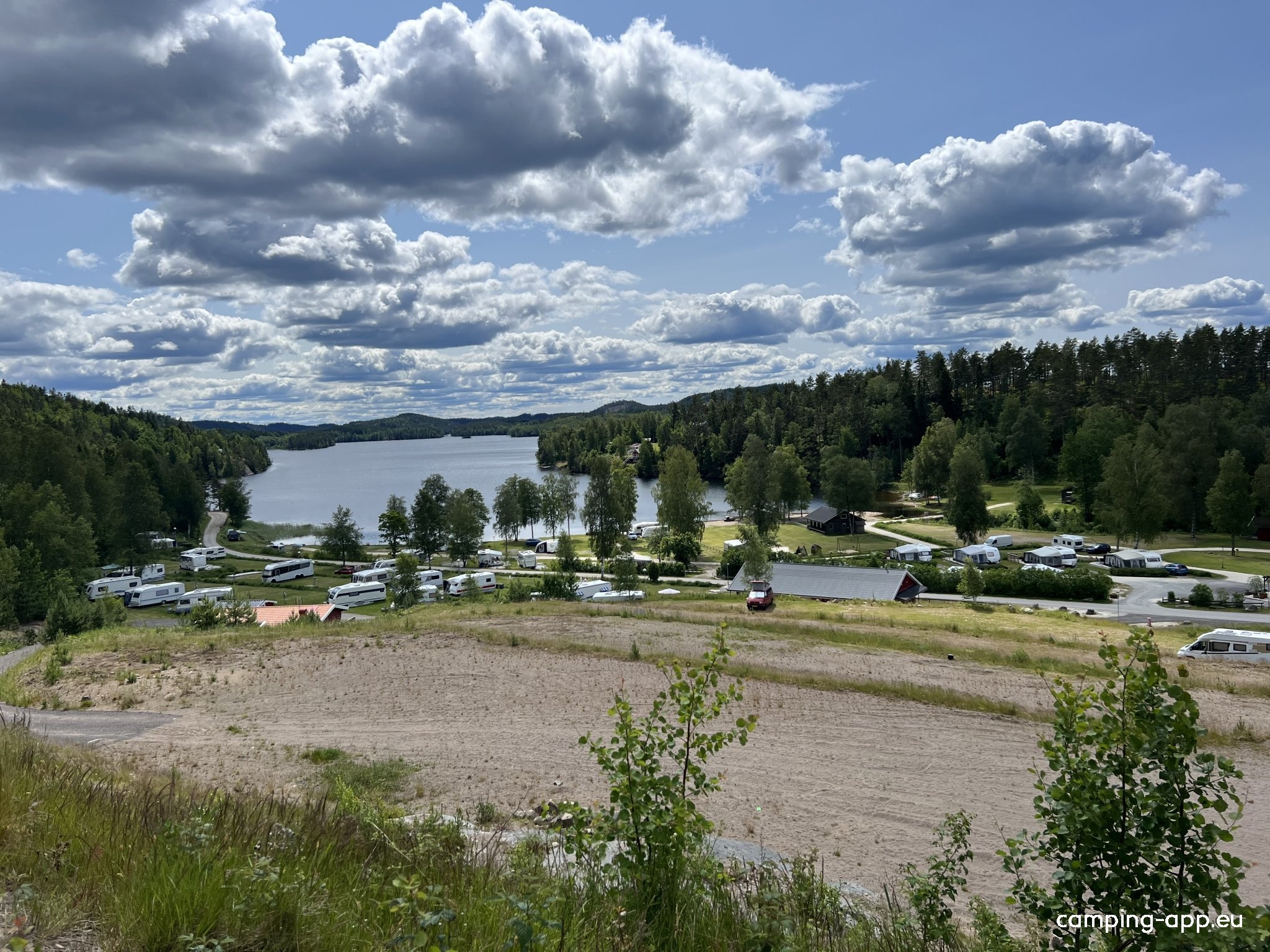Ragnerudssjöns Camping — Area da campeggio in Järbo