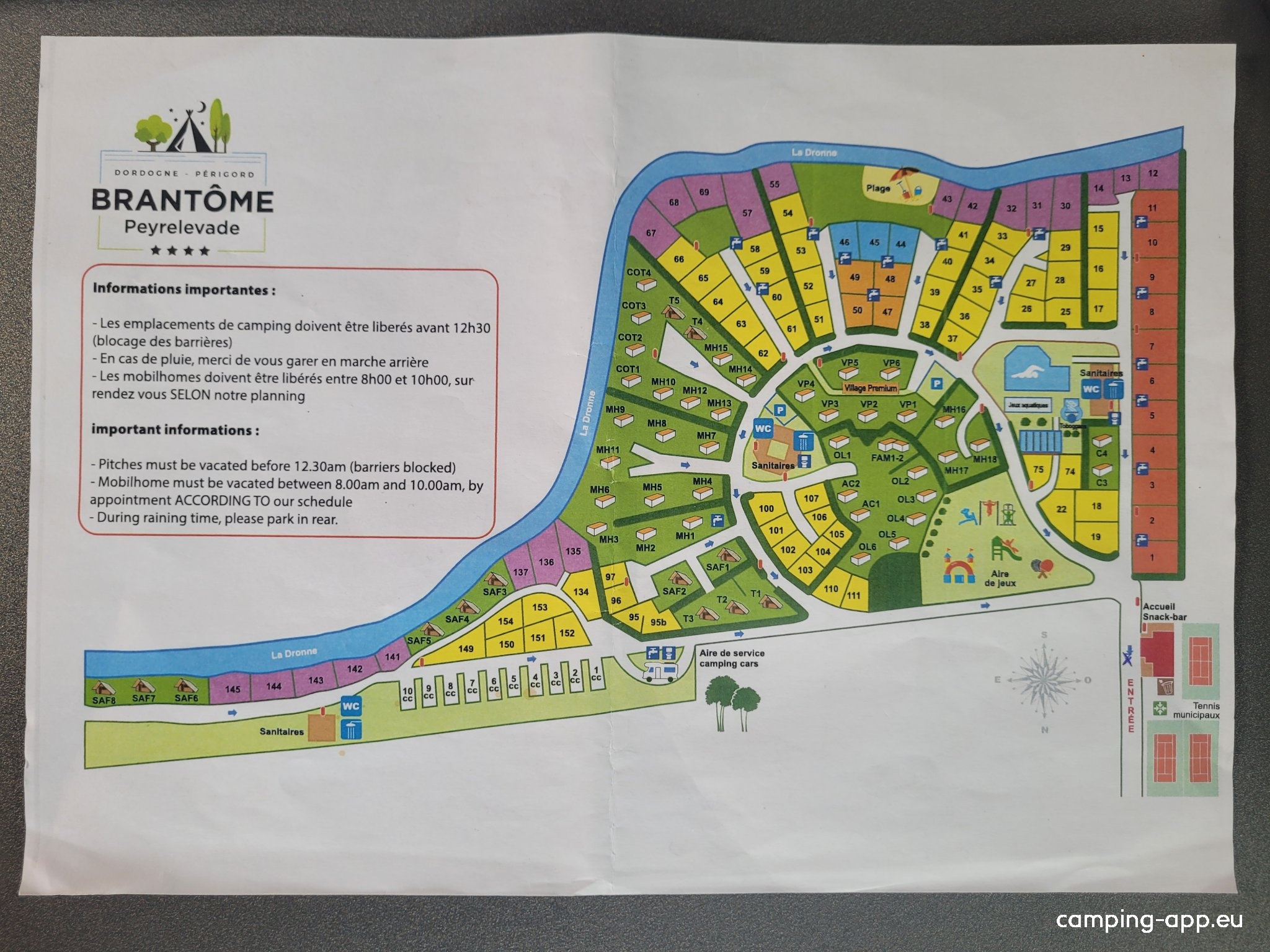 Camping Peyrelevade — Camping Site in Brantôme en Périgord