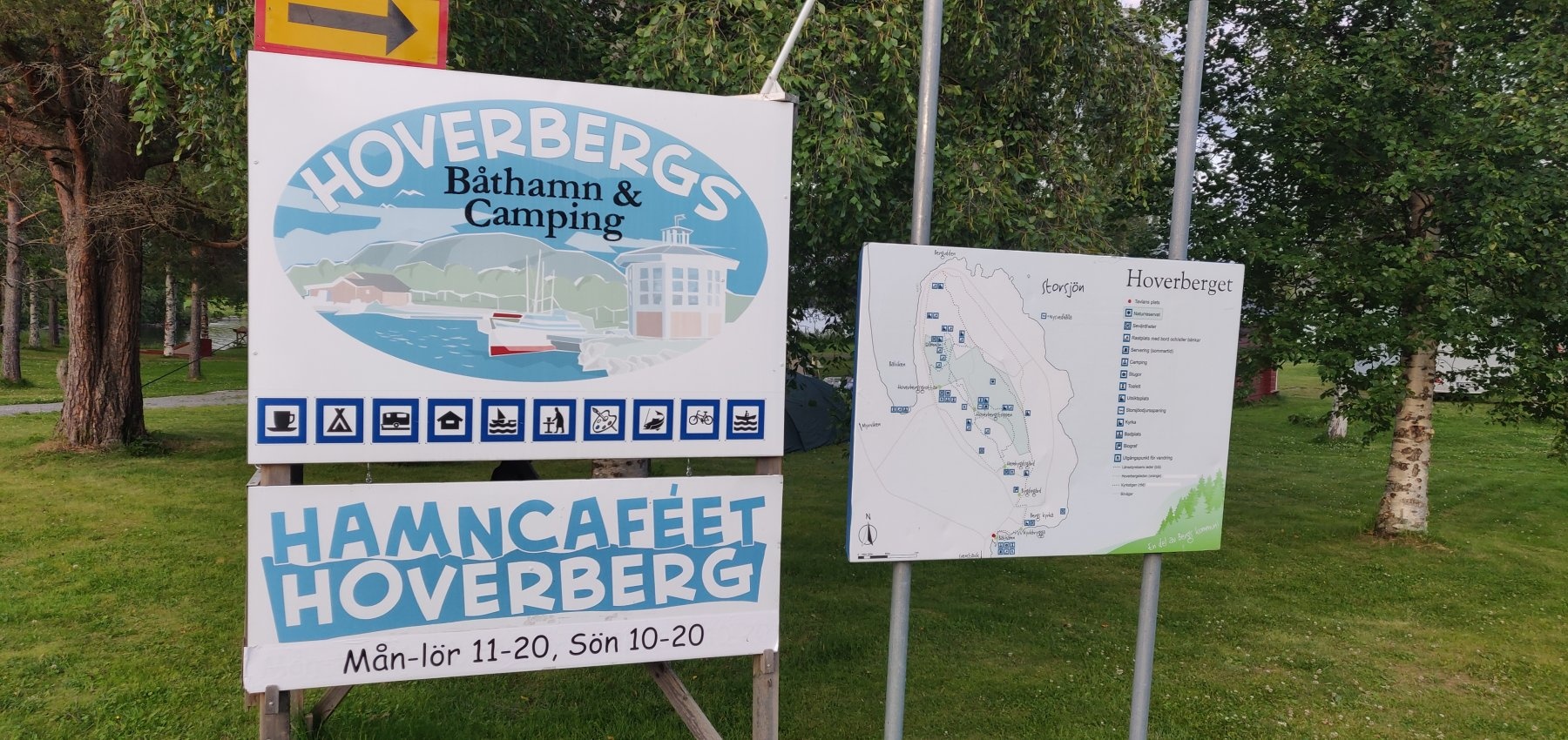 Hoverbergs Båthamn & Camping — Camping in Hoverberg