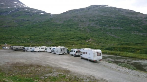 Nasjonalpark Trollstigen Parkering — Camperplads in Valldal