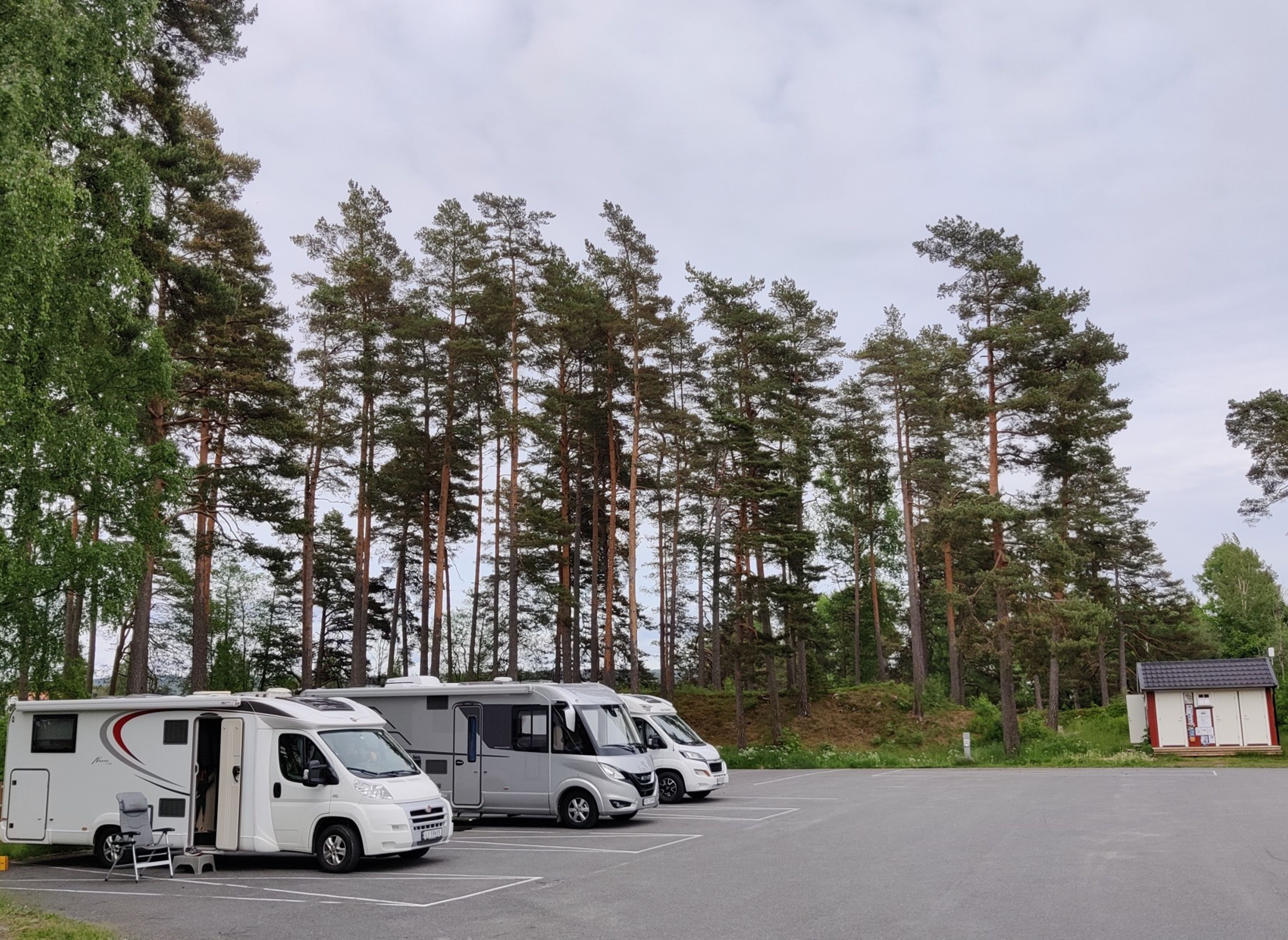 Bobilparkering Båtcafé — Bobilplass in Ørje