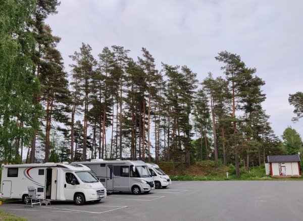 Bobilparkering Båtcafé